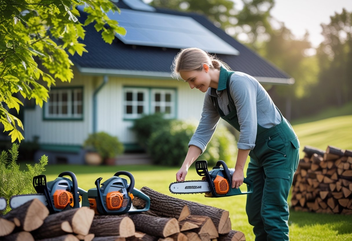 Sad an vaelge du den bedste motorsav til dit energivenlige hjem i Christiansfeld
